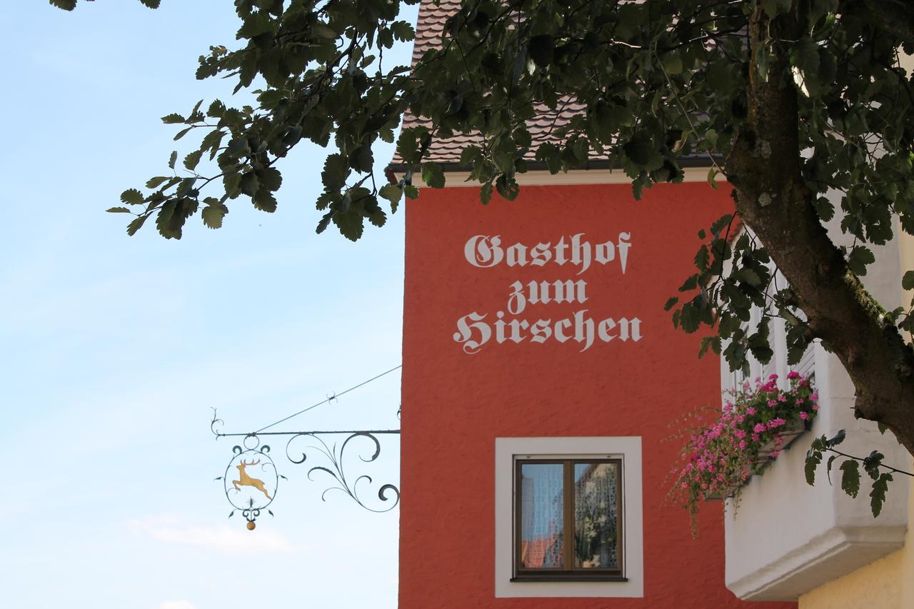 Hotel-Gasthof Zum Hirschen Durrwangen ภายนอก รูปภาพ