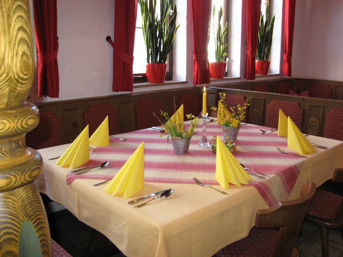 Hotel-Gasthof Zum Hirschen Durrwangen ภายนอก รูปภาพ